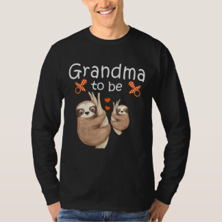 Oma om een Baby shower te worden met slacht T-shirt