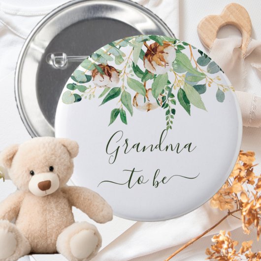 Oma om Eucalyptus Greenery Button te zijn