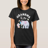 Oma om olifant Baby shower Moederdag te zijn T-shirt (Voorkant)