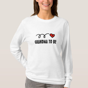 Oma om shirt te zijn voor verwachte pasgeboren bab