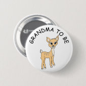 Oma om te worden, Baby shower Button Little Fawn (Voorkant /achterkant)