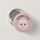 Oma om te worden ronde button 3,2 cm (Voorkant /achterkant)