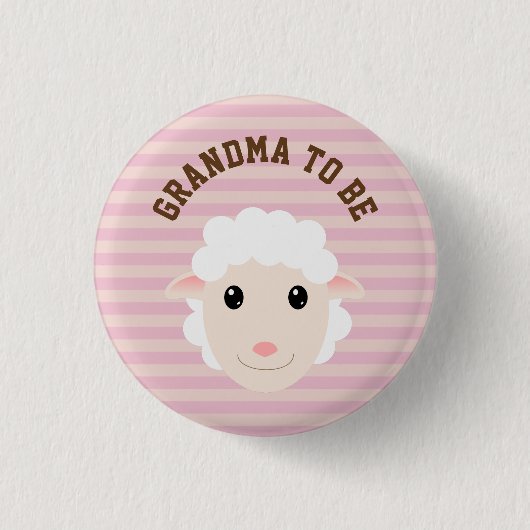 Oma om te worden ronde button 3,2 cm (Voorkant)