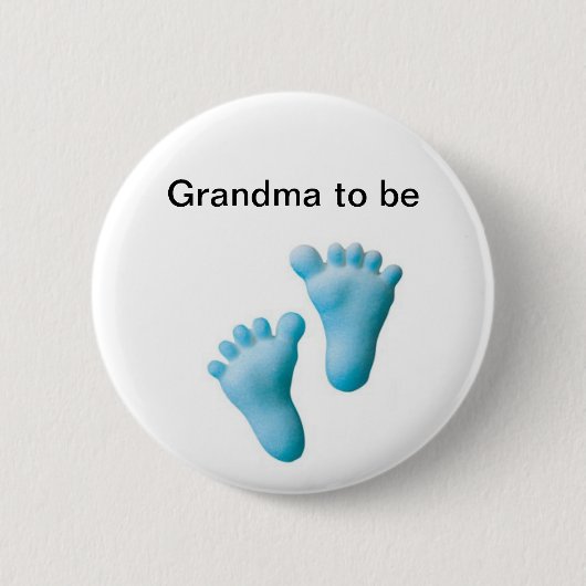 Oma om te worden ronde button 5,7 cm (Voorkant)