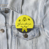 oma om te worden ronde button 7,6 cm (In situ)