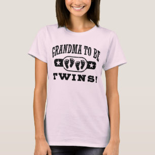 Oma om tweelingen te zijn t-shirt