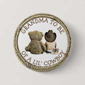 Oma om van een Lil Cowboy Button te zijn (Voorkant)