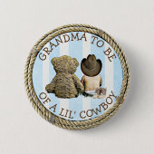 Oma om van een Lil Cowboy Button te zijn (Voorkant)