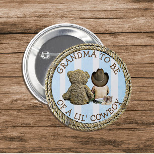 Oma om van een Lil Cowboy Button te zijn