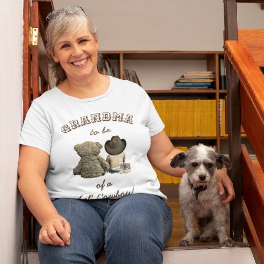Oma om van een Lil' Cowboy te zijn en Teddy Bear T-shirt