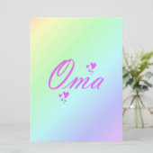 oma , oma (Staand voorkant)