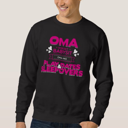 Oma Oma Cadeau voor Moederdag Trui (Voorkant)