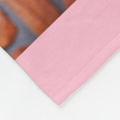 Oma Oma Definitie Fotocollage Roze Fleece Deken (Hoek)