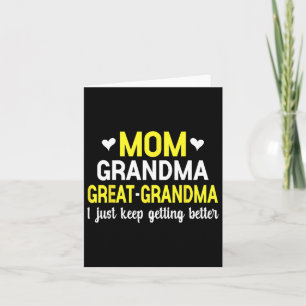Oma Oma Grootmoeder Ik Wordt Maar Beter Kaart
