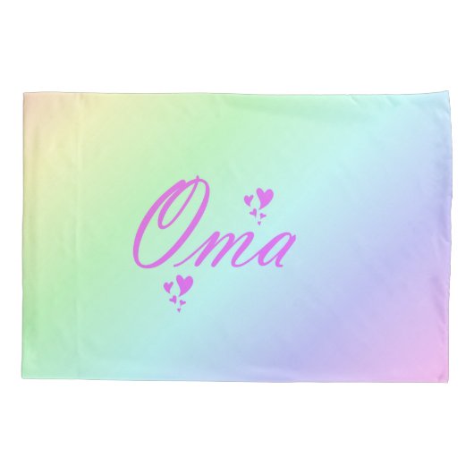 oma , oma kussensloop (Achterkant)