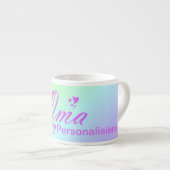 oma, oma, oma, tekstroze, personaliseer espresso kop (Voorkant rechts)