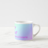 oma, oma, oma, tekstroze, personaliseer espresso kop (Rechts)