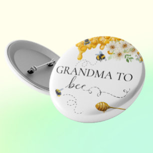 Oma Oma Worden Bij Honing Schattig  Ronde Button 5,7 Cm