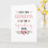 Oma Omi Opa Oma Baby Bloemen Kaart (Gele Bloem)