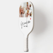 Oma ontwikkelde modern schrift 3 foto pickleball paddle (Links)