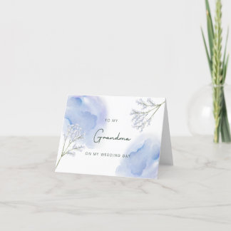 oma op de Kaart van de dag van de bruiloft