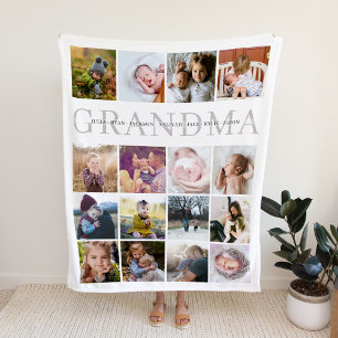Oma op Maat Gepersonaliseerd Fleece Deken