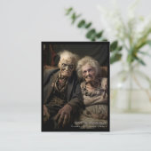 Oma & opa Claxson Briefkaart (Staand voorkant)