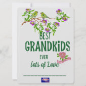 Oma & opa feestdagenkaart (Achterkant)