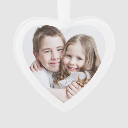 Oma Opa Foto Kerstmis Ornament (voorkant)