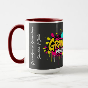 Oma/opa Graffiti - gepersonaliseerde Oma/opa-dag Mok