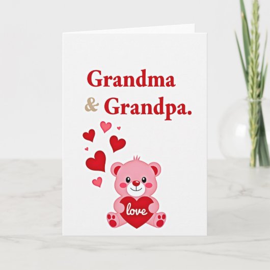 Oma Opa Liefde Kaart (Voorkant)
