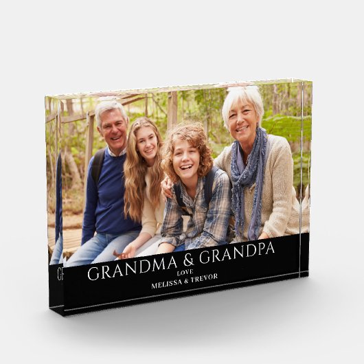 Oma Opa Naam Fotoblok (Links)