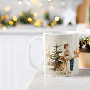 Oma/opa vrolijk kerstfeest script modern koffiemok
