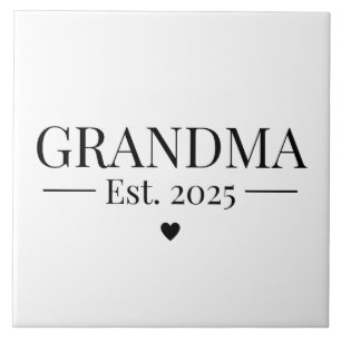 Oma Opgericht 2025 Tegeltje