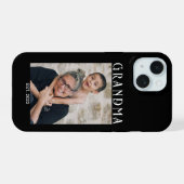 Oma Opgericht Foto Cadeau iPhone 15 Case (Achterkant horizontaal)