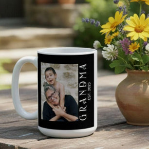 Oma Opgericht Foto Cadeau Koffiemok