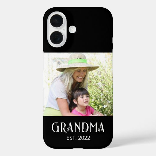 Oma Opgericht Foto Case-Mate iPhone Hoesje (Achterkant)