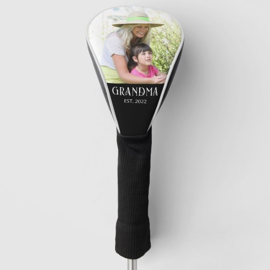 Oma Opgericht Foto Golfheadcover (Voorkant)