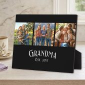 Oma Opgericht Jaar Aangepaste Naam 3 Foto Fotoplaat