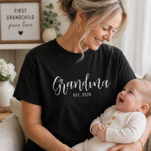 Oma Opgericht Nieuwe Oma Cadeau T-Shirt