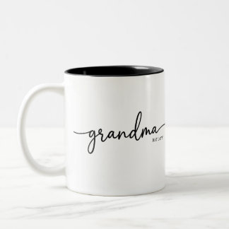 Oma Opgericht | Oma Geschenk Twee-Tons Koffie Tweekleurige Koffiemok