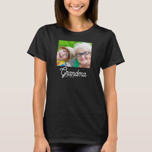 Oma Opgericht Schrift Foto T-Shirt