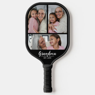Oma Opgericht Schrift Zwart 3 Foto Pickleball Paddle