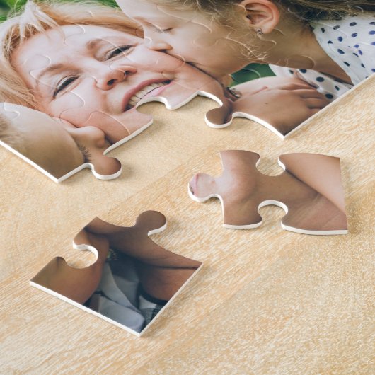 Oma Opgericht Script 3 Foto Legpuzzel (Zijkant)