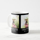 Oma Opgericht Script Black 3 Foto  Koffiemok (Voorkant links)