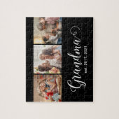 Oma Opgericht Script Cadeau 3 Foto Legpuzzel (Verticaal)