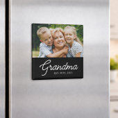 Oma Opgericht Script Foto Magneet