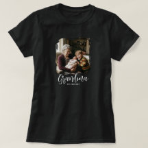 Oma Opgericht Script Foto T-Shirt