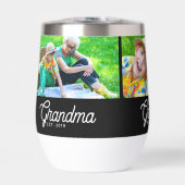 Oma Opgericht Script Zwart 3 Foto Geïsoleerd (Voorkant)