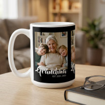 Oma Opgericht Script Zwart 3 Foto